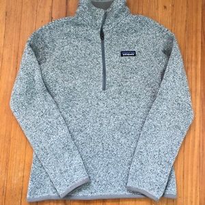 Birch White Patagonia Quarter Zip!